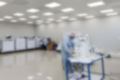 Laboratory with ceiling lights